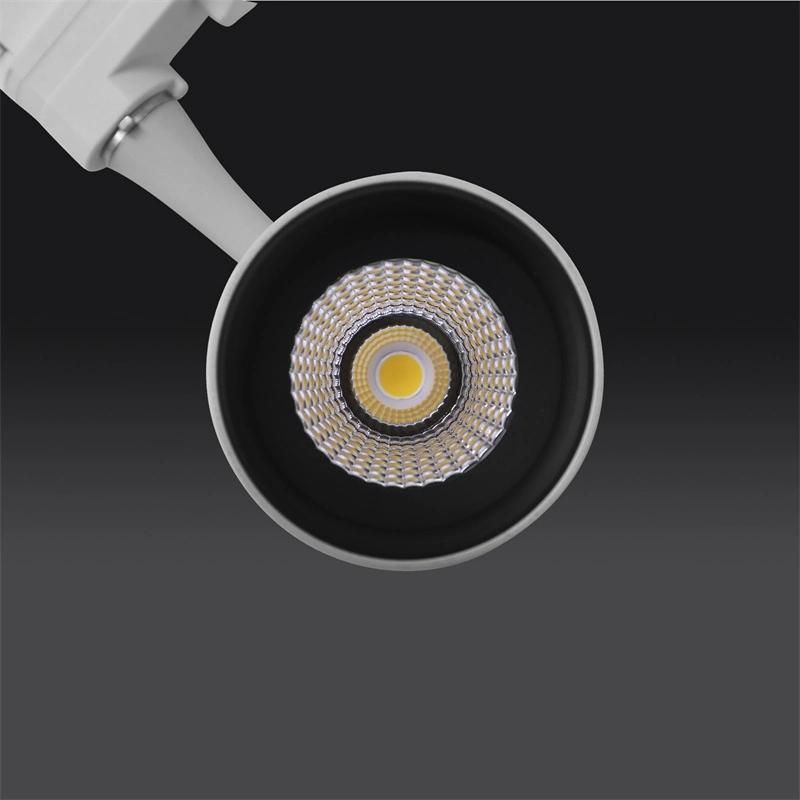 T6017 COB LED Aluminum Ugr<14 3-Circuits Adjustable LED Track Light