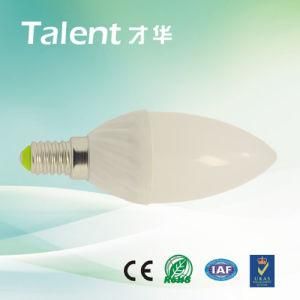 Engery-Saving E14 4W Ceramic LED Candle Bulb