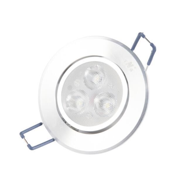 Recessed LED Down Light Adjustable Spotlight 3W 6500K Cool White