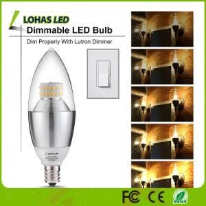 Dimmable E12 E14 E27 3W 5W 6W 7W LED Candle Bulb Light with Ce RoHS UL