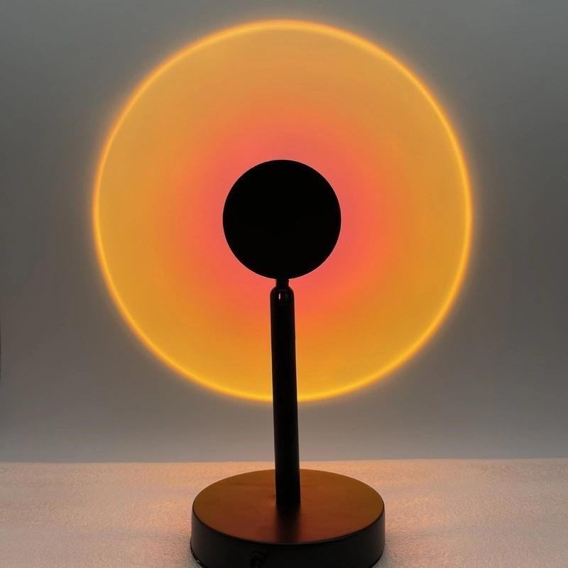 USB Button Rainbow Sunset Projector Lamp Home Decoration Color Lamp
