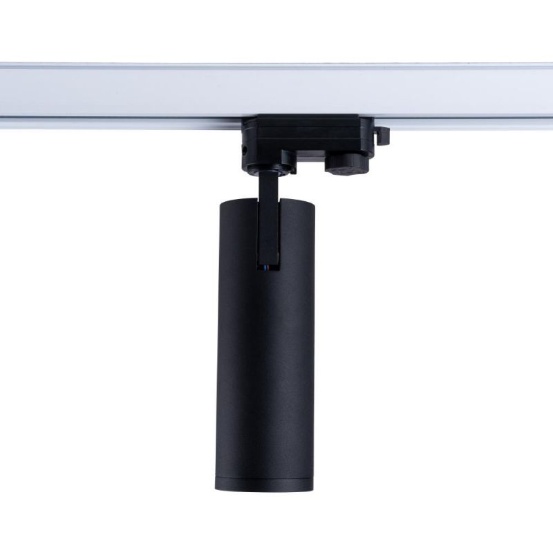 GU10 Adjustable Track Lights Energy Saving Lamps for Supermarket Aluminum Housing