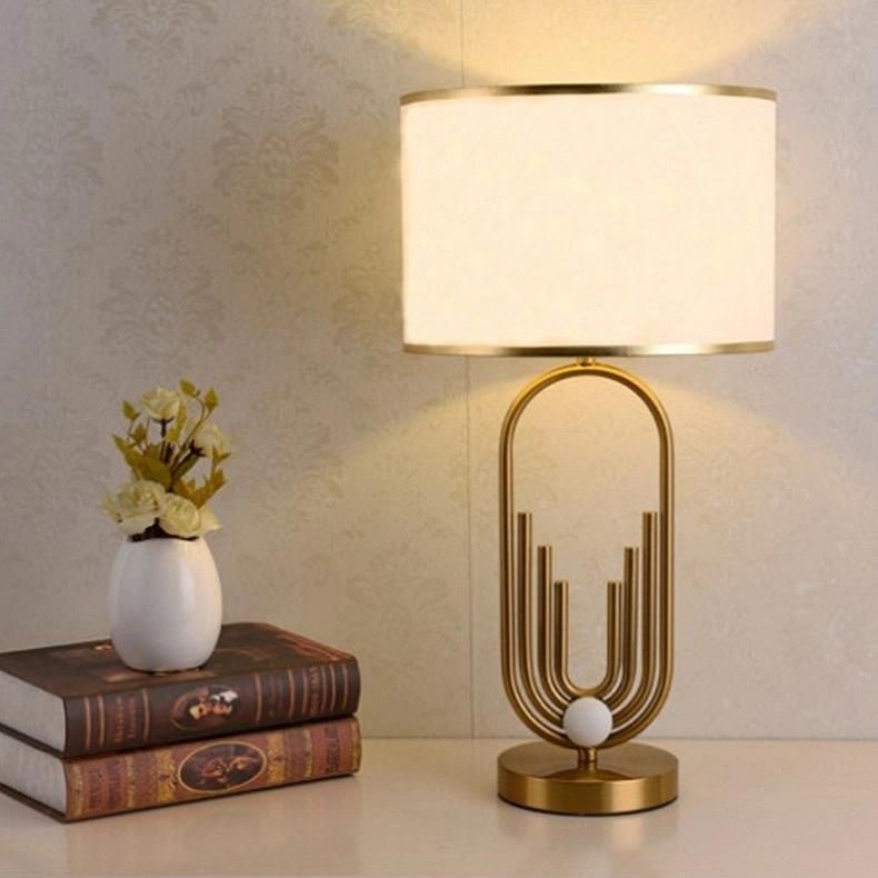 Luxury Style Hotel Living Room Bedroom Home Gold Table Lamp