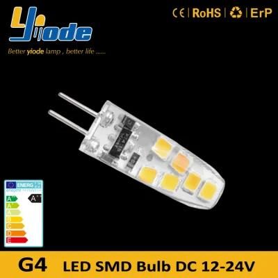 DC12V 24V 1.2W G4 Silicon 2835SMD LED Light Bulb