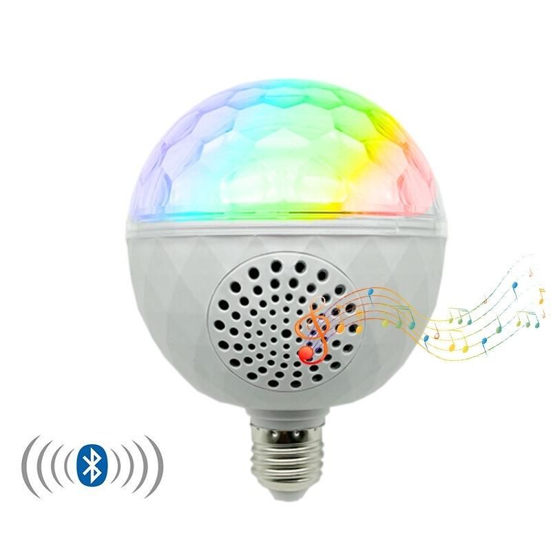 RGB Smart Music Play with Remote Wireless Music Light 6W LED Bluetooth Bulb