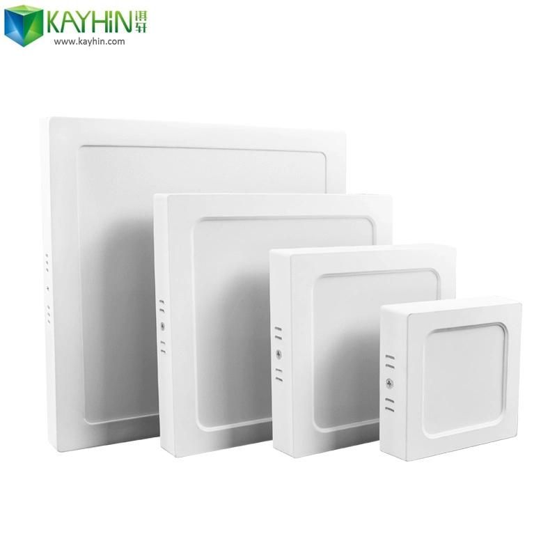 Hot Sale Indoor Square Plastic Dia-Aluminum 48W 36W 18W 12W 6W Decoration Ceiling LED Lamp 24W LED Panel Light