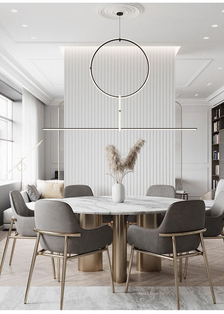 Italian Dining Living Room Desk LED Chandelier Modern Hanging Pendant Light Lighting for Kitchen Island