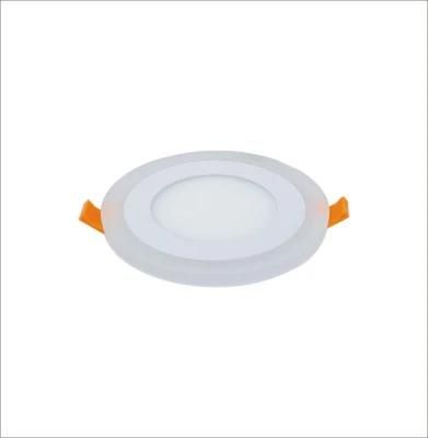 Two Color Round Square 18+6W Ceiling Panel Lamp