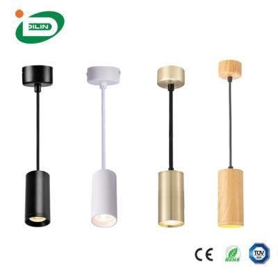 Modern Fixture Aluminum Tube Ceiling Pendant Lamp IP44 GU10 LED Bulb Lighting for Architecture Project