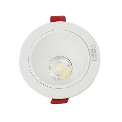 Round Recessed Downlight Spot COB LED Light Anti-Glare Downlight