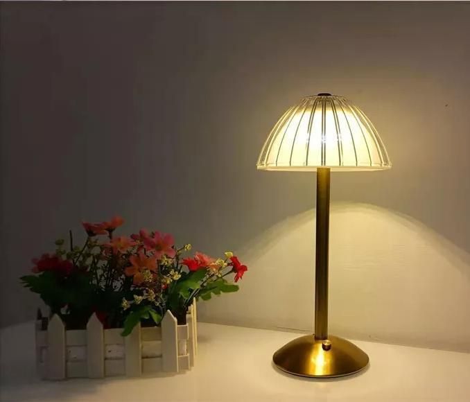 Nordic Cordless Desk Lights USB Touch Switch Lighting Rechargeable Restaurant Bar KTV Bedroom Bedside Modern Luxury Dimmable LED European Style Table Lamps