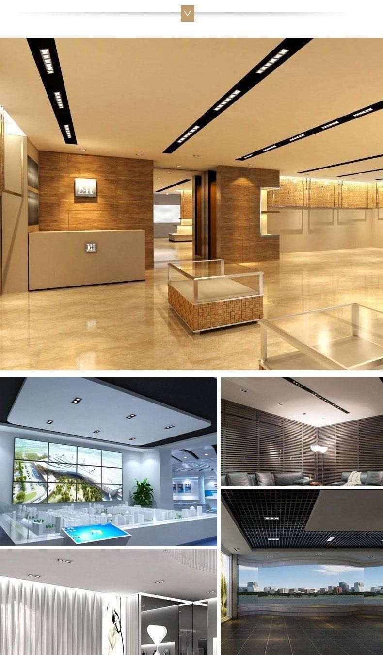 Shop Mall Hotel Project LED Spot Down Lamp Recessed LED Linear Line Light