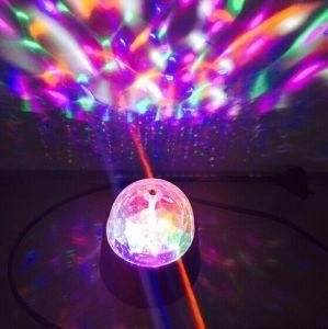 CE RoHS 3W Party Rotating Mini Disco RGB LED Bulb