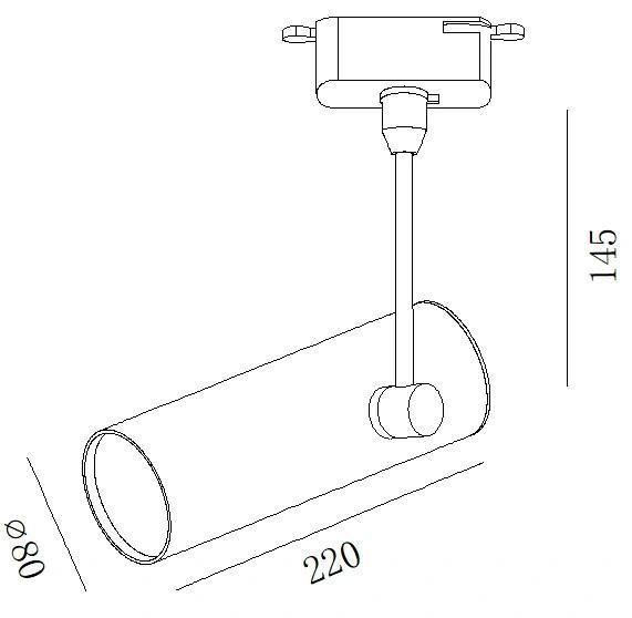 Good Quality LED Tracklight Spotlight for Indoor Project IP20 EMC CE