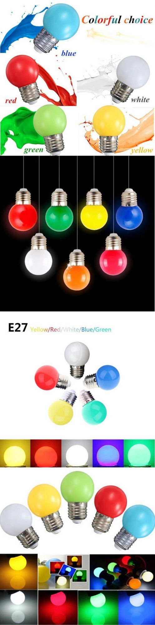 G45 1W Decoration Yellow LED Light Bulbs Wholesale