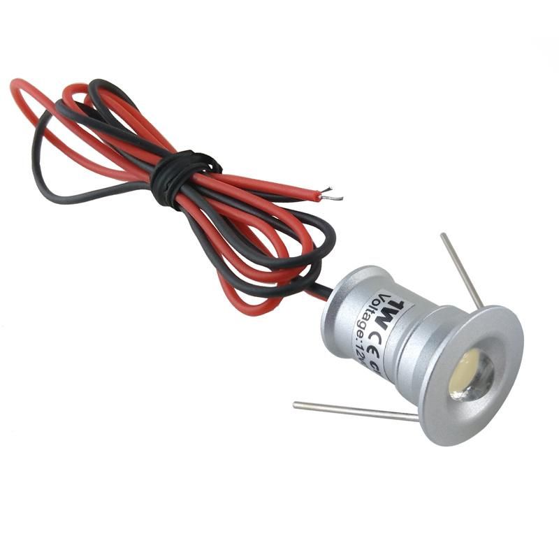 4000K 1W 12V IP65 15mm Mini LED Spotlight for Kitchen Sauna Ceiling Lighting