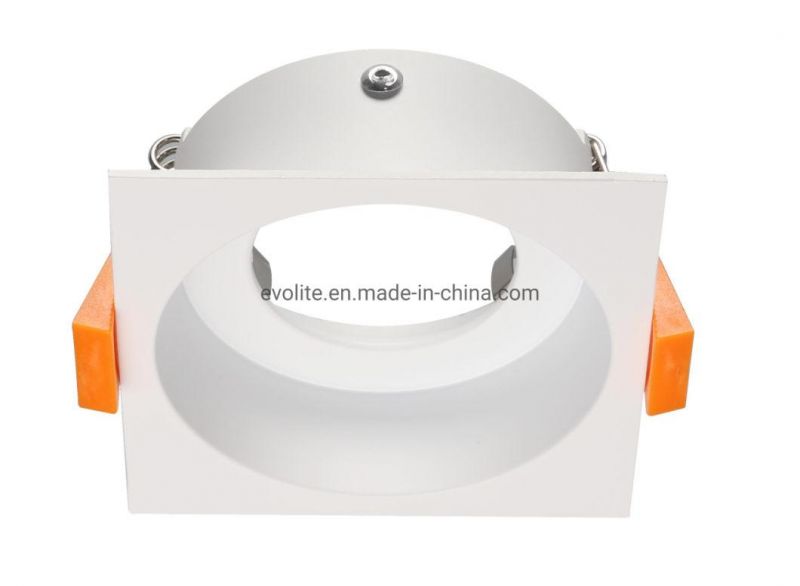 Aluminum Cut out 70mm Down Light MR16 LED Downlight Frame GU10 Housing