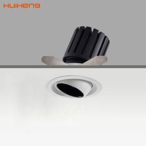 Aluminium Recessed Warm White COB 15W LED Ceiling Spot Down Light