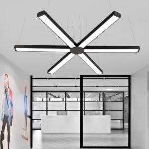Hot Sale Modern Pendant LED Linear Light Aluminum Fixture Indoor Lamp for Office Decoration Light