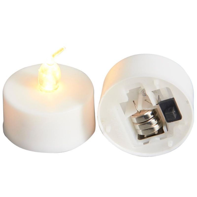 Party Decoration Realistic Flameless LED Tea Light Candle with Batteries