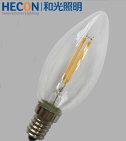 Filament LED Bulb Candelabra Lamp 2W 245lm