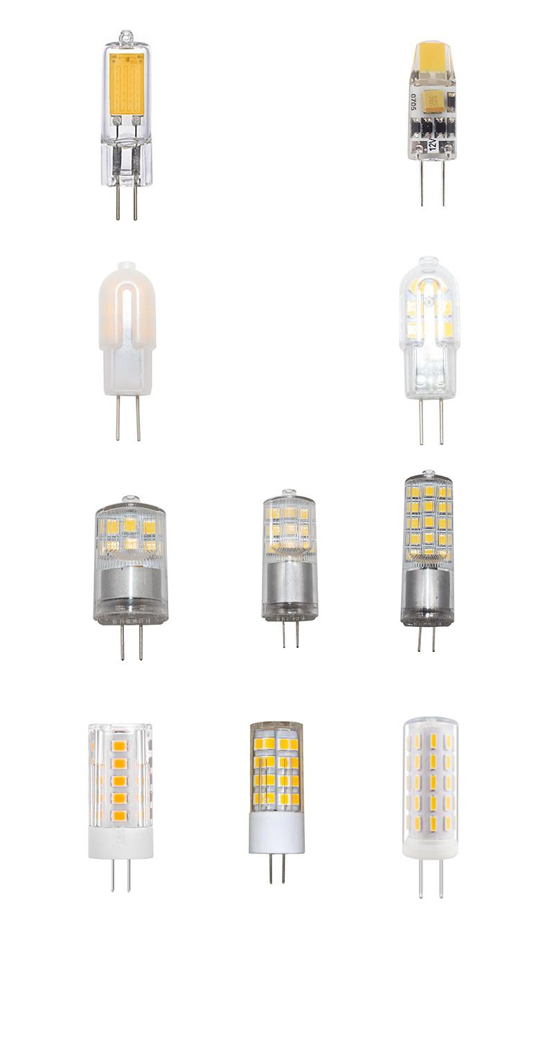 Clear LED Bulb G4 Base 2W LED Lamp Spotlight Lighting 12SMD2835