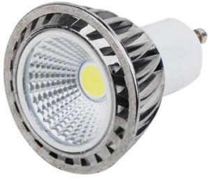 220V GU10 5W COB LED Light with Sliver Aluminum