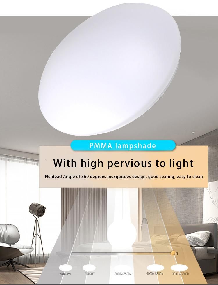 CE CCC Smart Wifiround Aluminumwood Hallwayled Ceiling Profile Surgical Ceiling Light