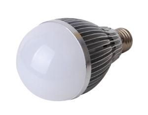 220V 12W E27 G95 LED Bulb, Sliver Aluminum, Cool White