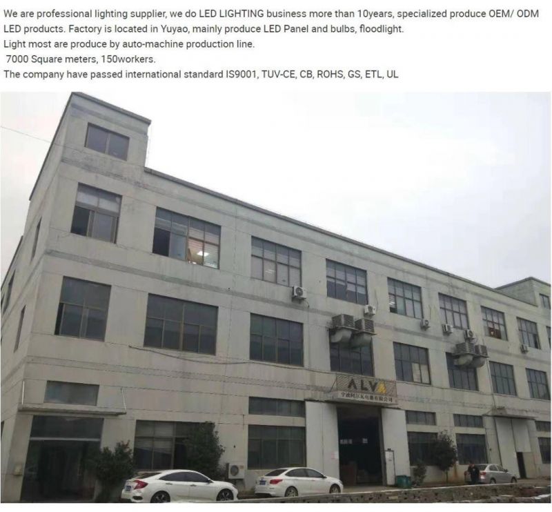 Normal Surface Square Lighting Fixture 6W LED Panel Light