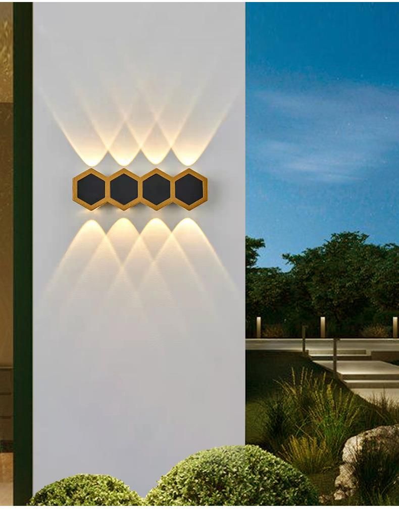 Energy Mounted LED Lamp Waterproof IP65 Aluminum Exterior Modern Outdoor Wall Lamps