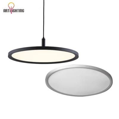 Super-Size 120cm 100cm 80cm 60cm 50cm 40cm Hanging or Surface Mounted Ceiling Lamp Slim Round Office LED Panel Light 3000K 4000K 6500K