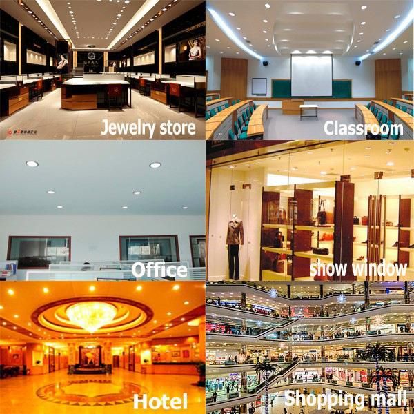 10W 15W 20W 25W Anti-Glare Frosted Lens LED Luminaire Downlights