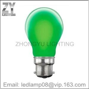 GLS A60 B22 Green Colour LED Filament Bulb / LED Filament Lamp / LED Light / LED Lighting / Dimmable LED Bulb / Dimmable LED Lamp