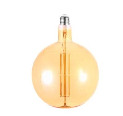 LED Bulb Lamp COB 4W Glass Filament Decoration G250