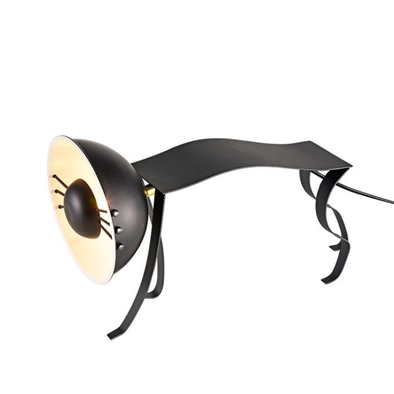 Nordic Iron Cat Black Modeling Dynamic Cat Table Lamps (WH-MTB-33)