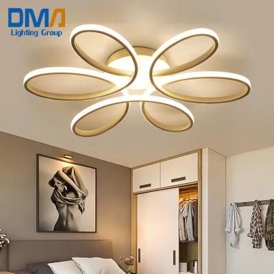 Indoor Integration Flower Design Modern Acrylic LED Ceiling Light