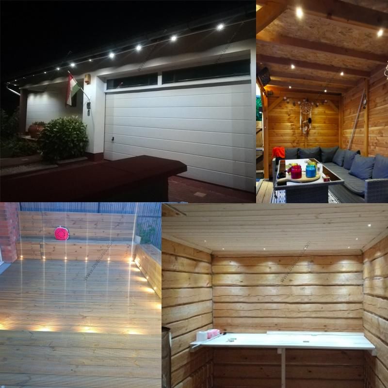 Cold White 1W 12V-24V Mini LED Downlight 15mm Cut Ceiling Spot Lighting for Sauna Indoor Deck Dining Lighting Lamps CE