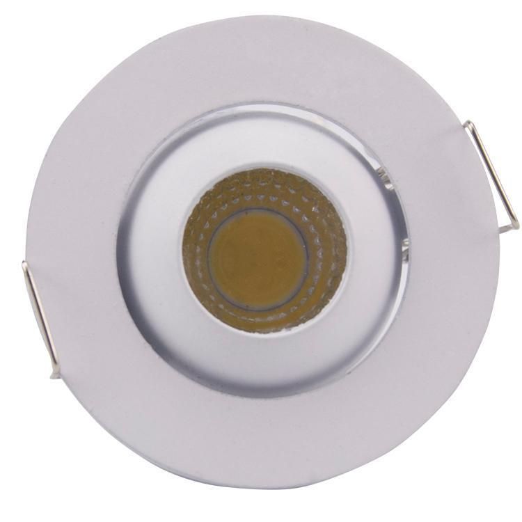 Adjustable Pinhole Round Accessed in Mini LED Cabinet Downlight 3W