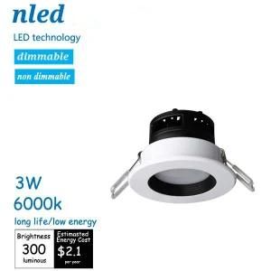 Long Life &amp; Low Energy 3W LED Down Lighting