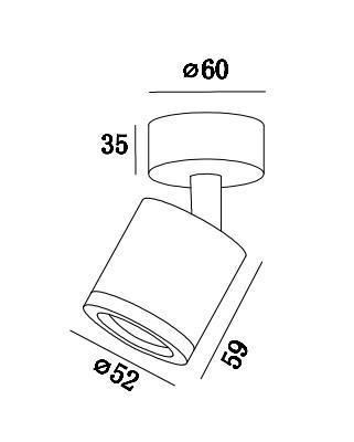Wall Mounting Adjustable LED Ceiling Light 2020 New Model 12W Track Lamp