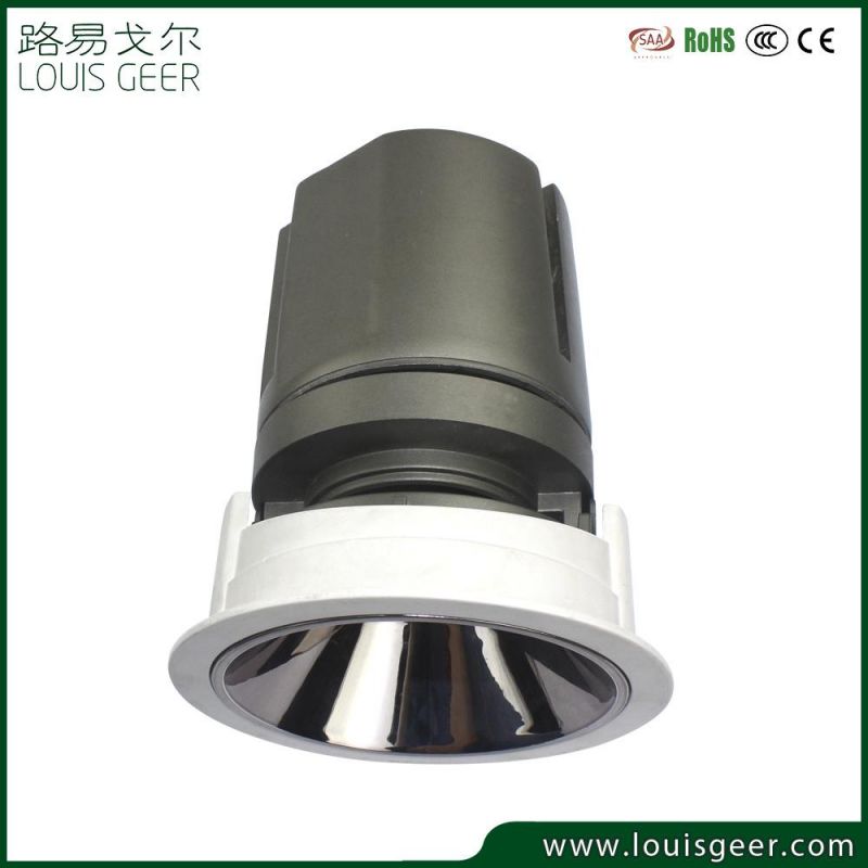 New Arrivals COB Recessed Ceiling LED Down Light 30W 45W 50W 15/24/38/45/60 Degrees LED Spotlight Anti Glare LED Downlight