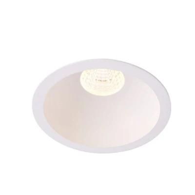 White Color Round Aluminum Downlight Frame Cut out 140mm Round MR16 GU10 Spot Light Fitting
