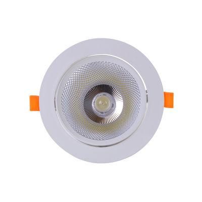 Indoor Lighting Fixture Spotlight 24W CRI&gt;80 Ceiling Recessed LED Downlight