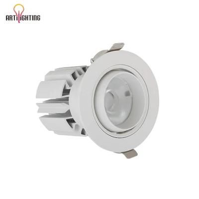 Professional Hotel Engineering Recessed LED Wall Washer COB Spotlight 2inch 7W 12W 18W