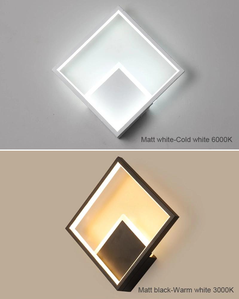 Personality Acrylic Light Fixture Indoor LED Stair Wall Light