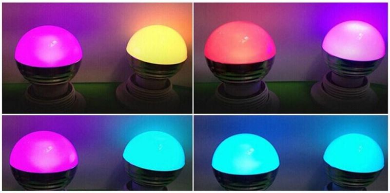 3W RGB Lampada LED Bulb
