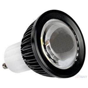 Black 3W COB Ultra Bright GU10 LED Bulb