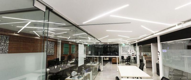 1.2m LED Linear Recessed Ceiling Batten Office Light with Seamless Stitching