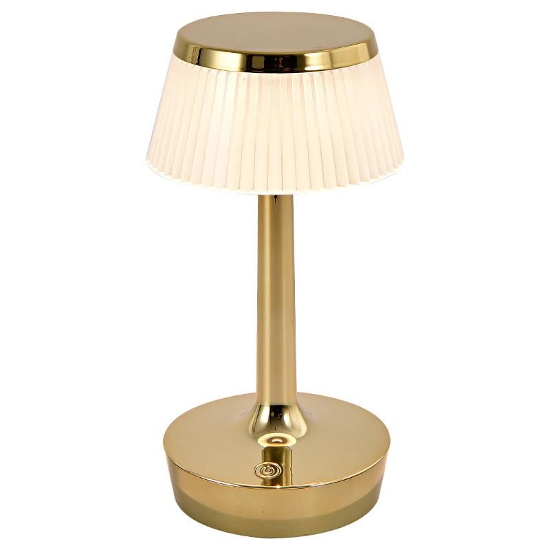 Acrylic LED Touch Dimmable Portable Light Cordless Powered Battery Clear Dining Luxury Restaurant Table Lamp with CCT and Brightness Adjustable Lights Lamps